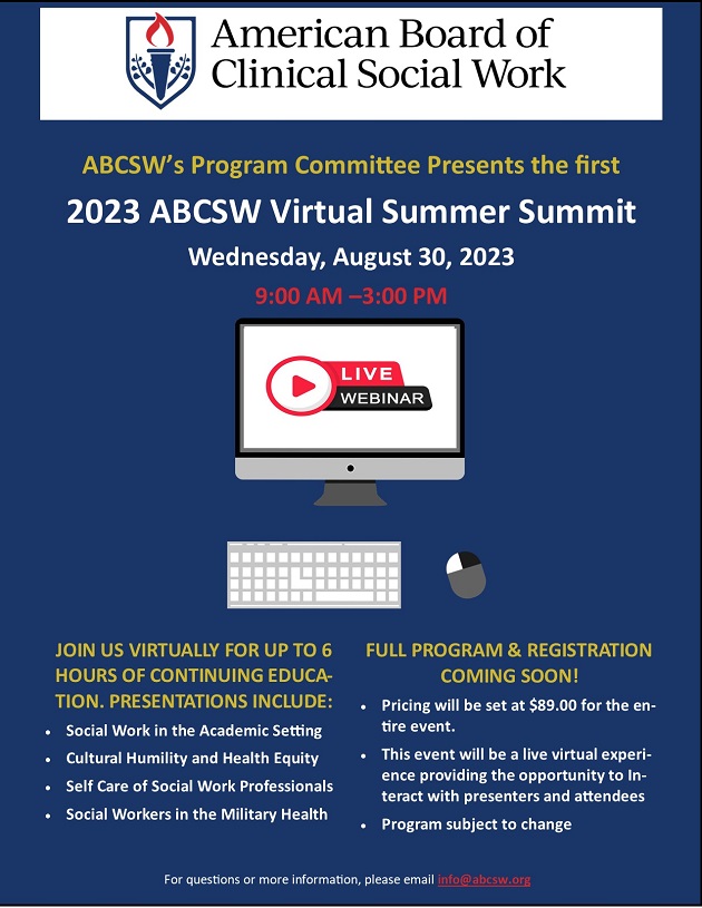 _abcsw's tweet image. Join us for a special summer session!! #socialwork #abcsw #MSW