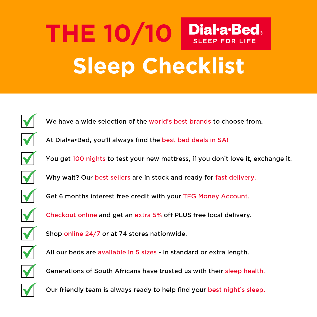 dialabed's tweet photo. We check all the right boxes. This is why we should be your first choice.
#ThinkBedThinkDialabed
#dialabed #bed #sleepforlife #mattress #sleepislife https://t.co/d7WJYwbeH1