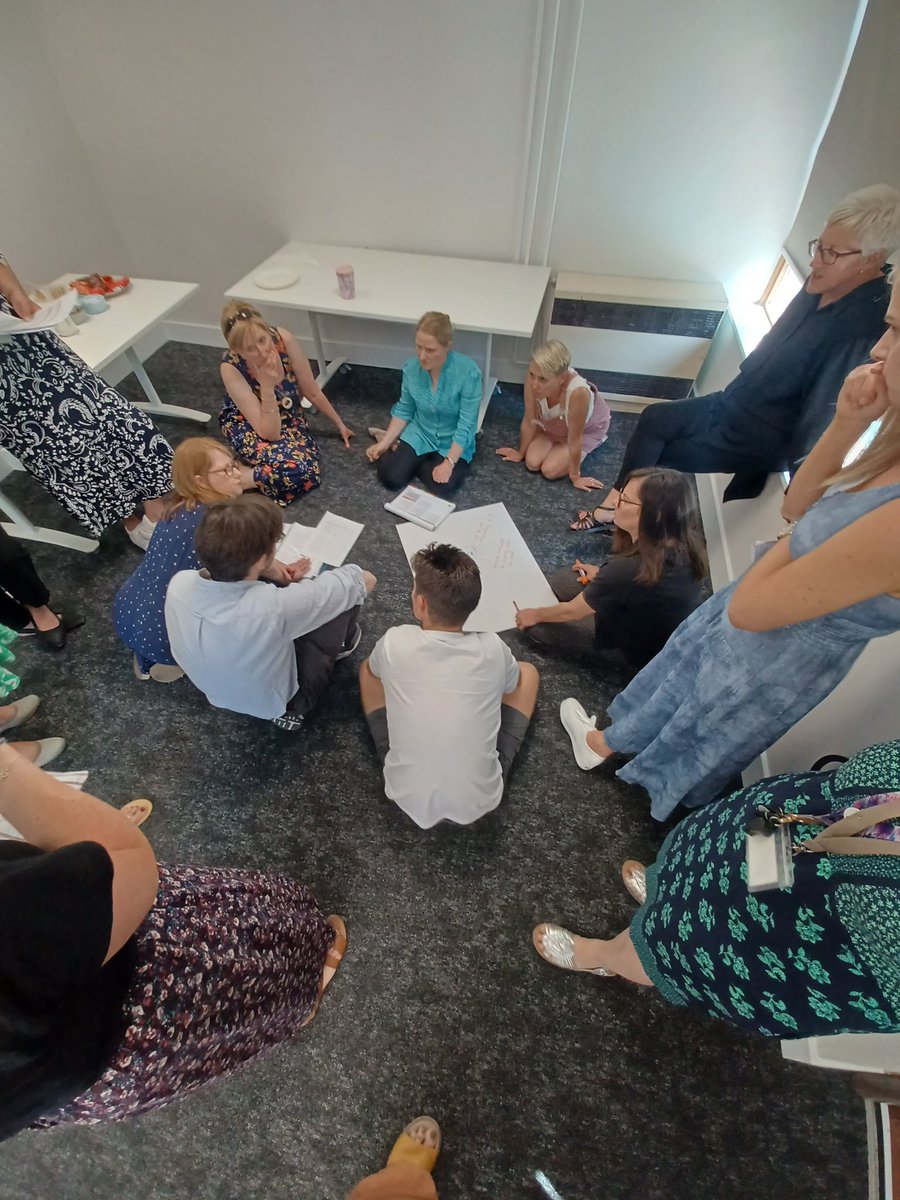 TracyBoulton's tweet image. Having an amazing day with our #EYFS colleagues and @HelenTate68 @PalladianTrust digging in to what we expect for our children on entry #baseline really living our  values #trust #courage #respect #curiosity