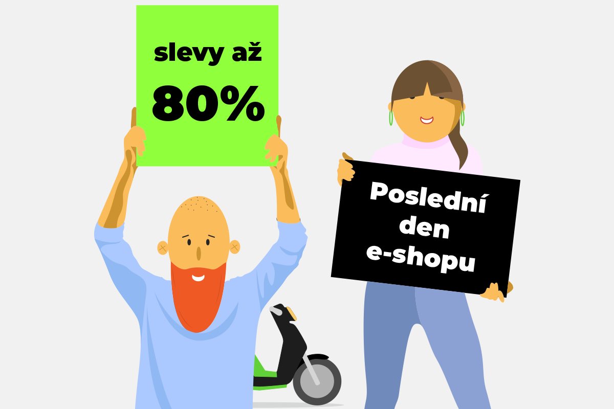 ⚠️ Pozor, pozor BeRider e-shop dnes na dobro zavírá své virtuální dveře. Na našem e-shopu najdete několik novinek a slevy až 80 % na celý sortiment. Neváhejte a využijte posledního dne k zakoupení výbavy na skútr za skvělé ceny. 🛵 ➡️ be-rider.com/eshop