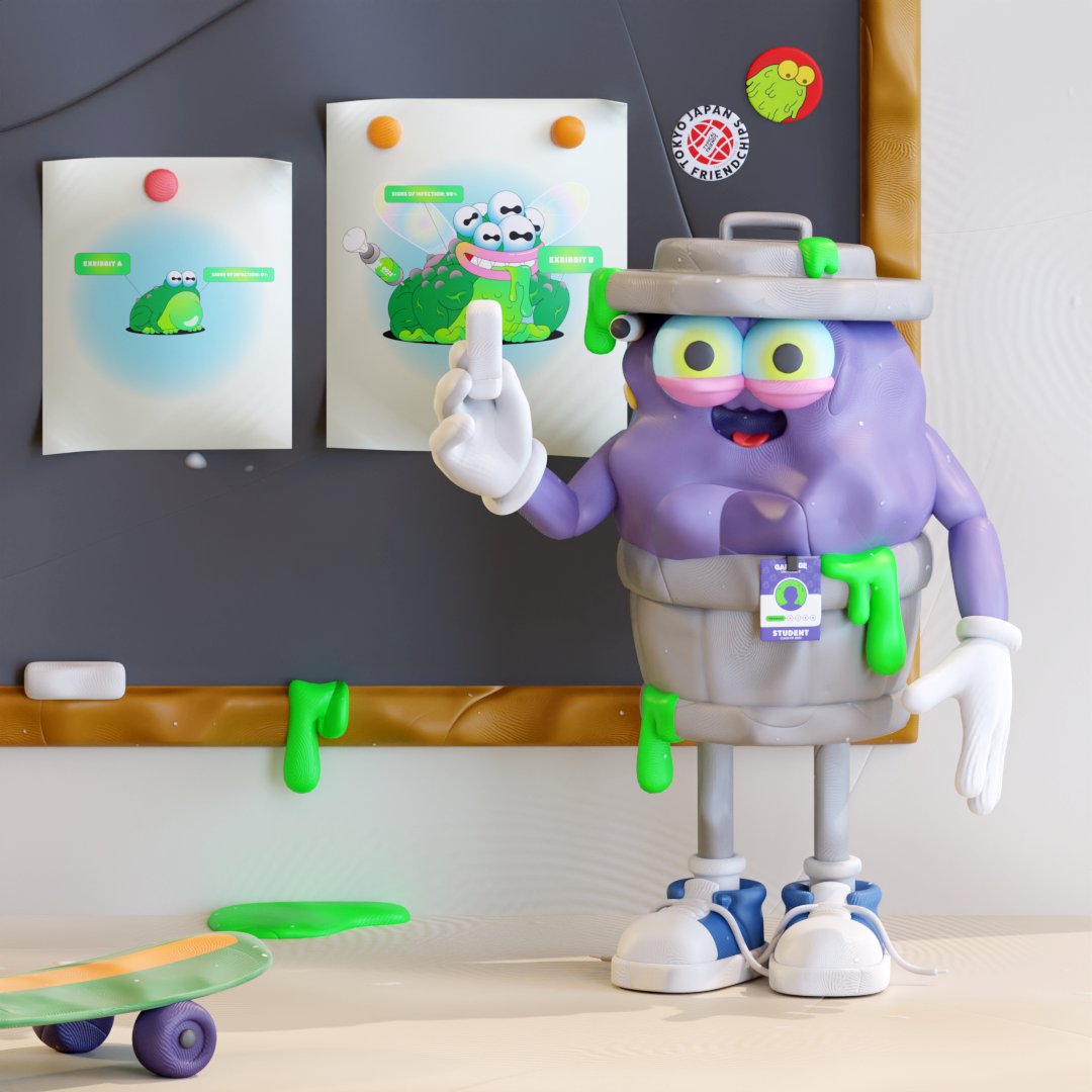 garbagefriends's tweet image. gm students