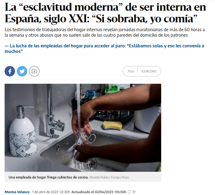 Inmigracionalis's tweet photo. Un punto de vista que no debería faltar para conocer cualquier realidad es el de sus protagonistas.

Esta información de @eldiarioes da voz a las personas migrantes y denuncia la vulneración de sus derechos.

🔍 La analizamos en #Inmigracionalismo:
https://t.co/K9sGPnKxMP https://t.co/iwDIY7lxcp
