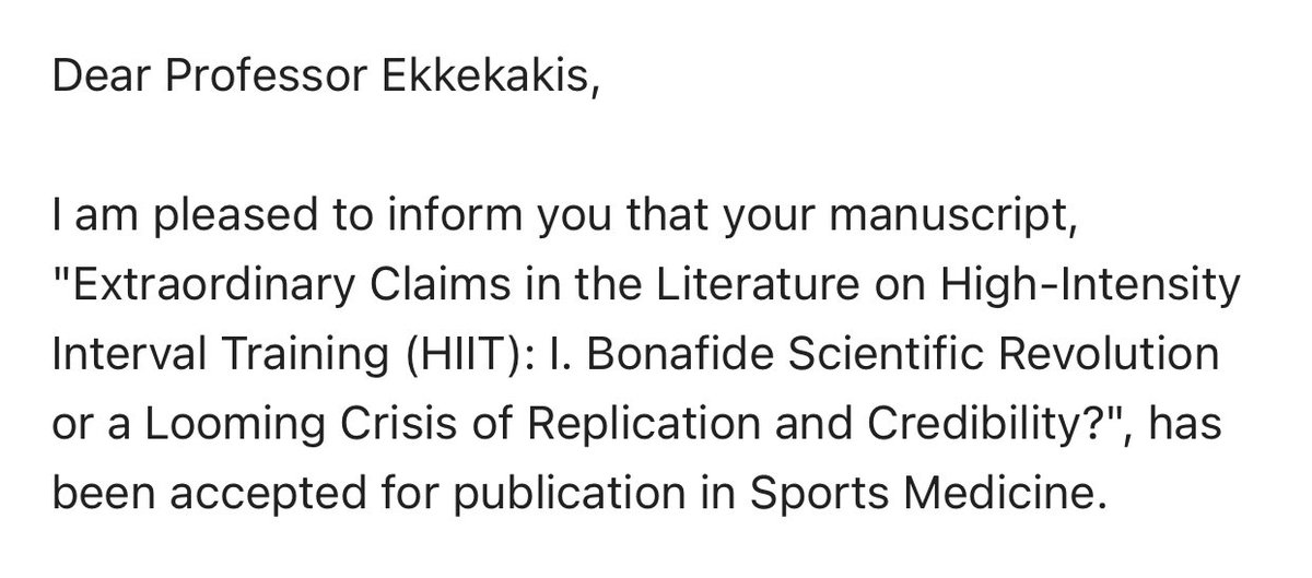 A year and 5 days since the initial submission, I couldn’t be happier &amp; more grateful to coauthors <a href="/PaulSwinton9/">Dr Paul Swinton</a> &amp; <a href="/NBTiller/">Nick Tiller, Ph.D.</a>, as well as the expert peer reviewers (who were extremely helpful &amp; thorough). Let’s hope this will be the beginning of a change in how exercise scientists