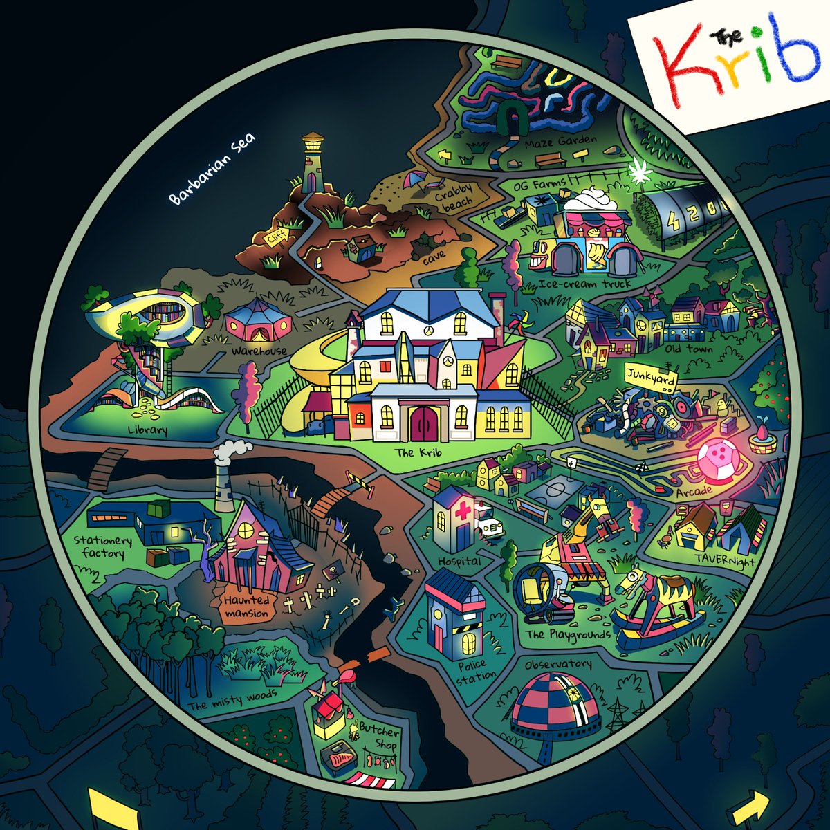 The KRIB tweet media