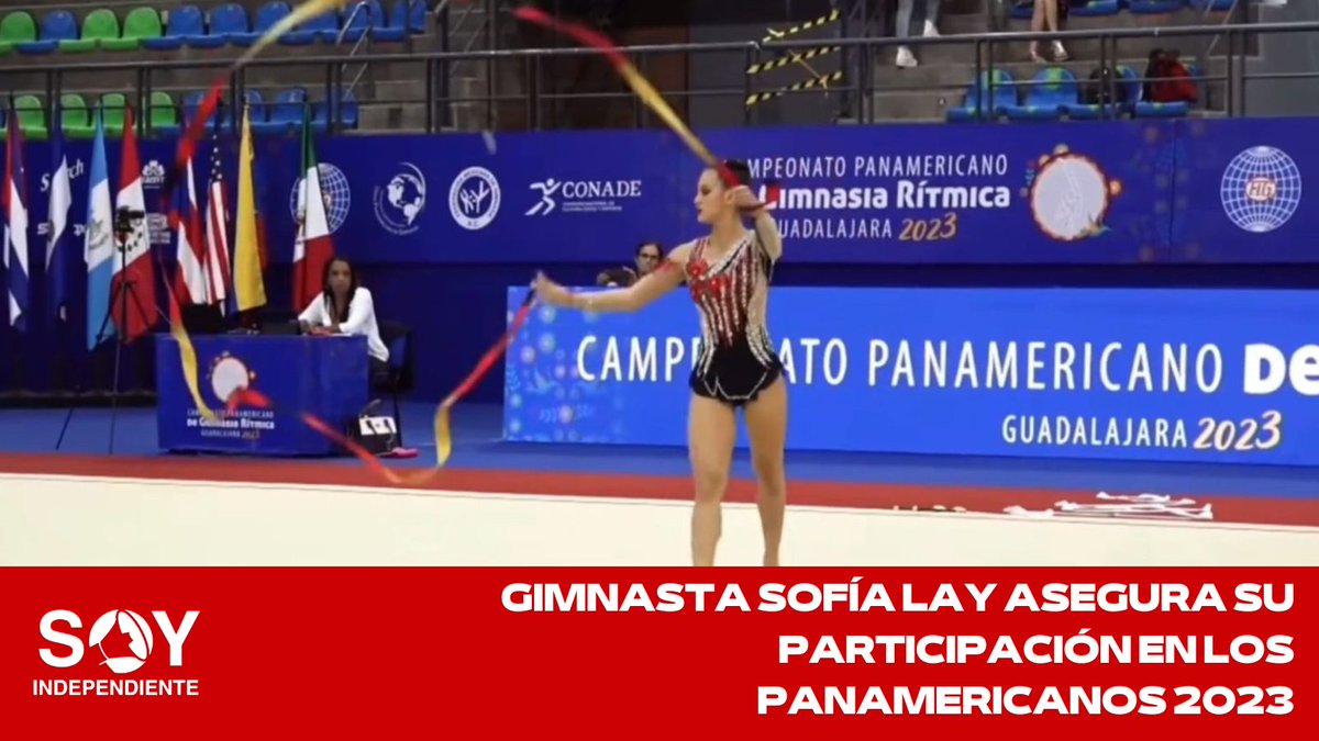 🤸🏻‍♂️ La talentosa gimnasta #peruana, #SofíaLay, destacó en el reciente Campeonato #Panamericano de #GimnasiaRítmica, celebrado en Guadalajara, #México. 👉🏻 n9.cl/rdc90