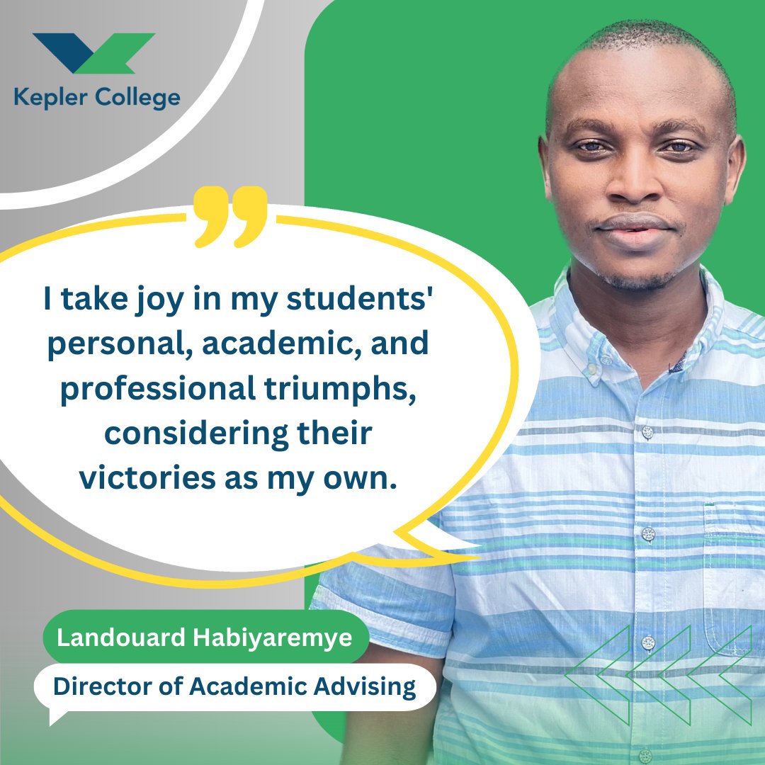 Kepler on Twitter "Landouard is a passionate leader at Kepler College