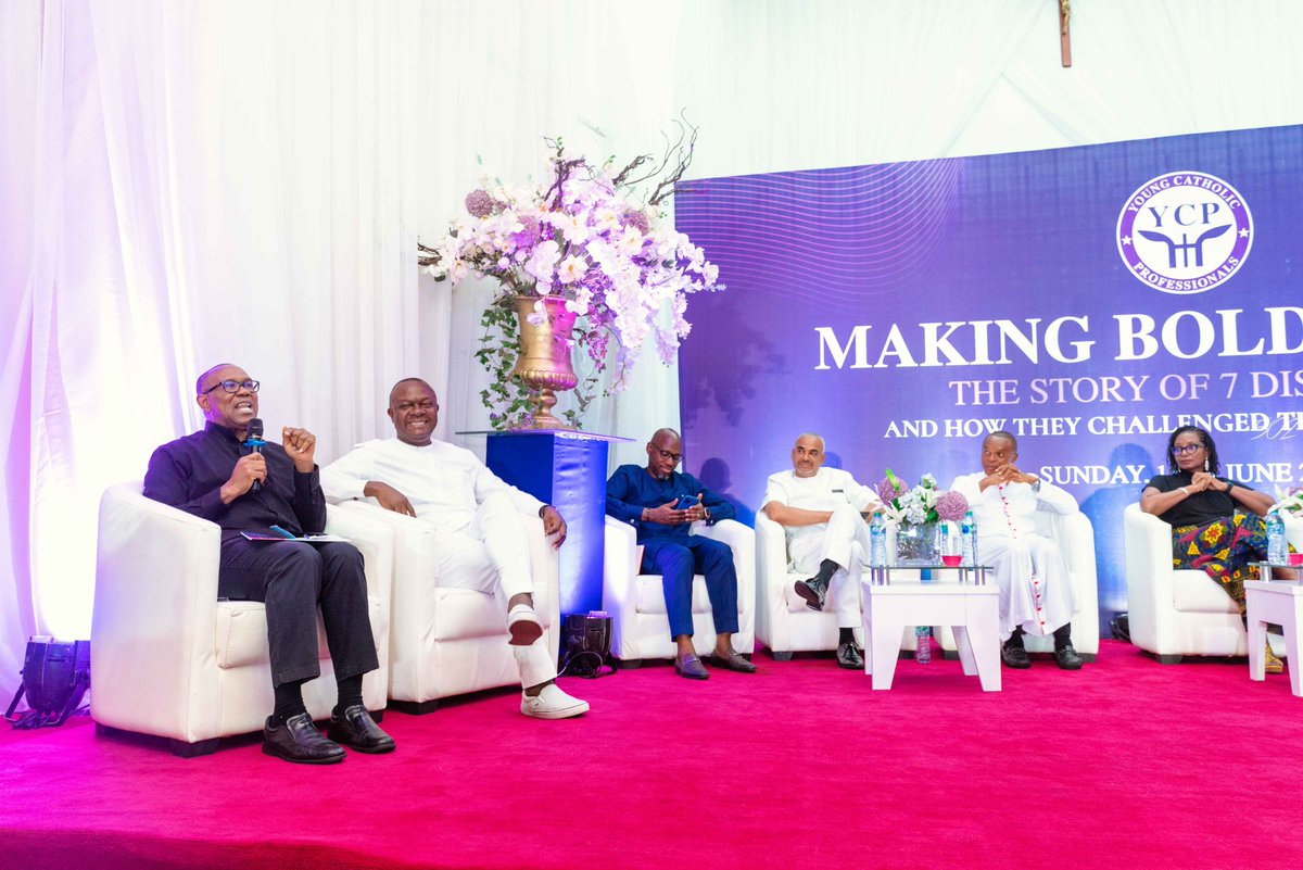 valentineozigbo's tweet photo. It was an honour to join the annual Young Catholic Professionals (YCP) Day in the Archdiocese of Lagos, a gathering that unites young professionals in diverse careers to inspire and empower them. #YCPDay2023 /Thread https://t.co/WmfDfFNt72