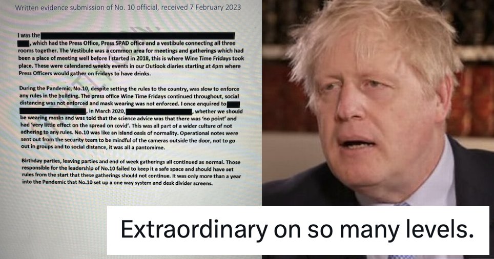 If you only read one page of the Partygate report into Boris Johnson, make it this one
thepoke.co.uk/2023/06/15/if-…