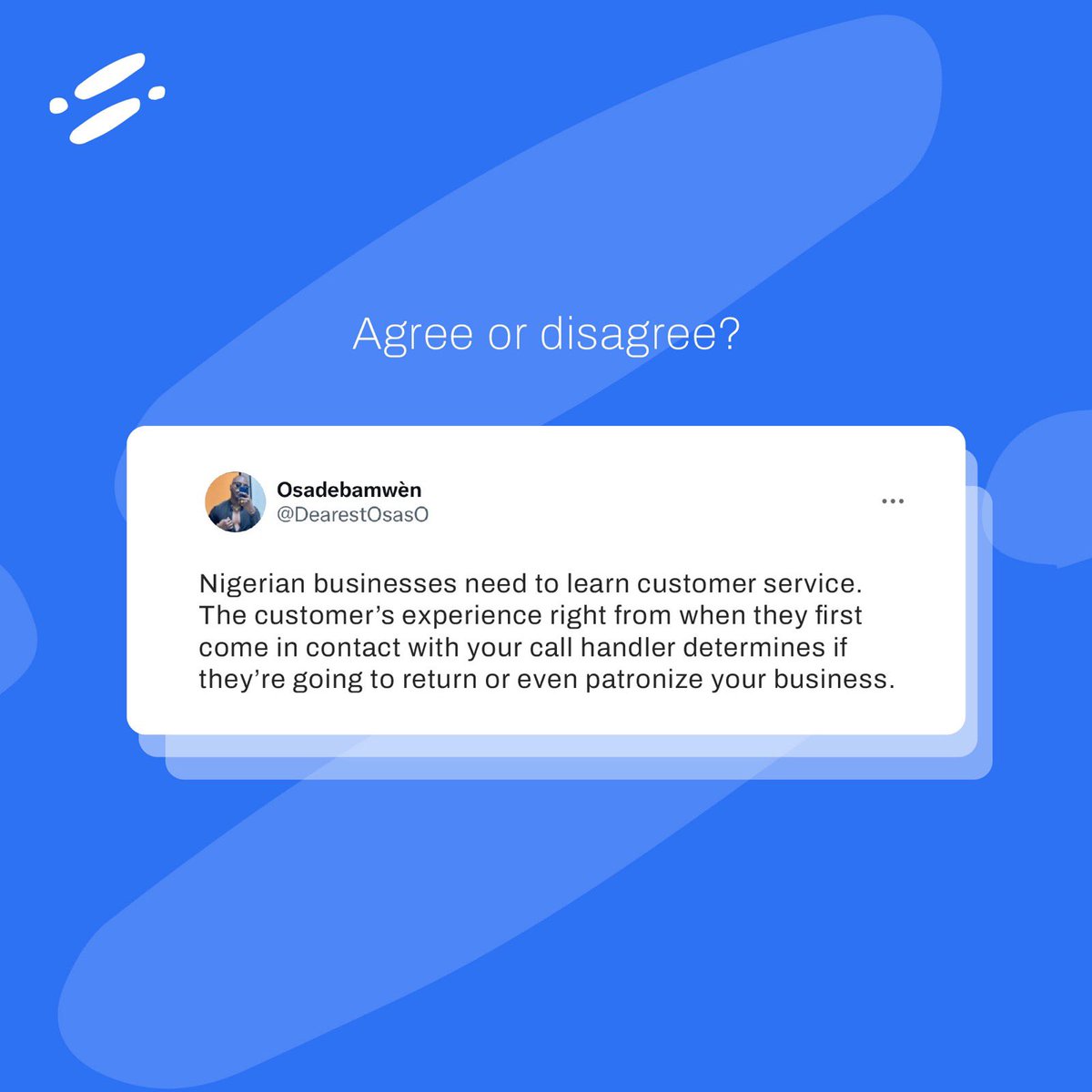 Pressone_africa's tweet photo. When businesses forget customers are the heartbeat of their success, they risk losing their essence of existence. 

Poor customer service often stems from lack of empathy, leaving customers feeling unheard and undervalued.

#pressone #customerexperience #startups #smallbusiness https://t.co/3m1wCATfNr