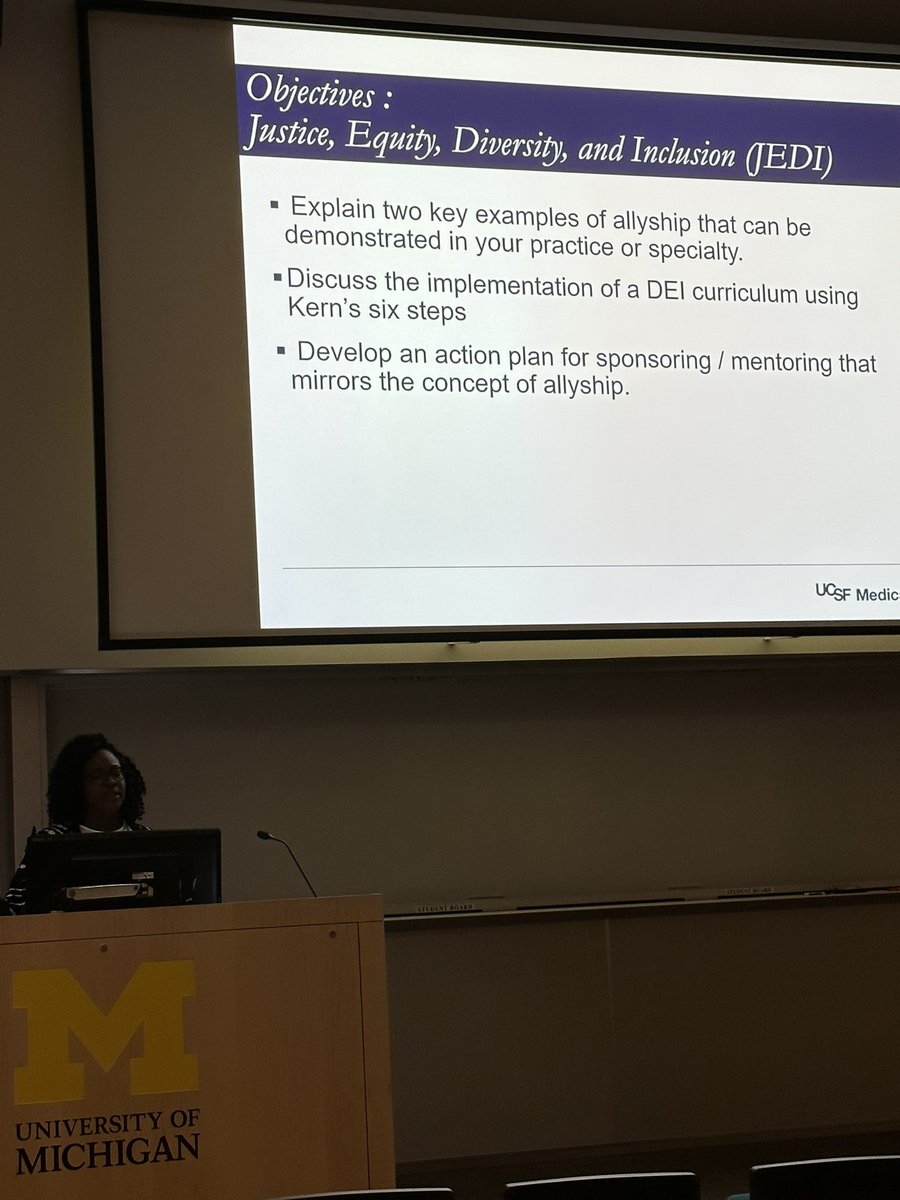 Amazing start to the day with DEI Visiting Professor @OdinakachukwuE5 at @UMichAnesthesia! Practical lessons about allyship, sponsorship, and recruiting the next generation of diverse academic anesthesiologists!