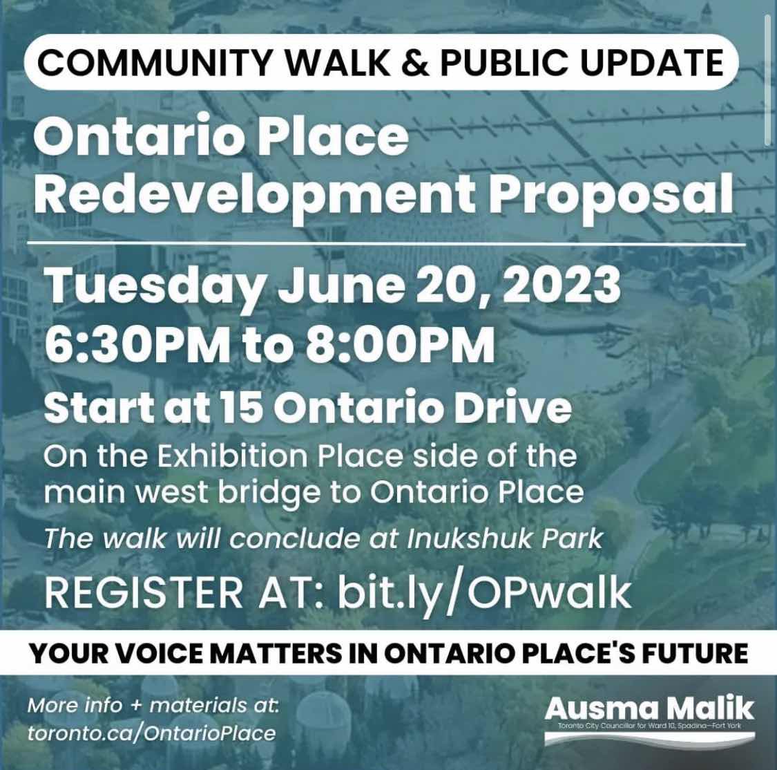 See you next Tuesday at Ontario Place! #topoli