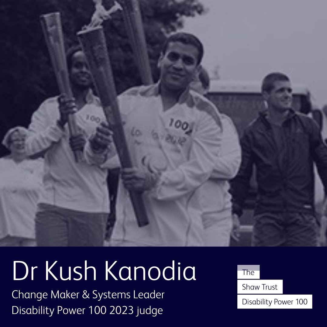 Wanting to empower the next generation of Disabled Leaders in the UK, @KushKanodia returns to the #DisabilityPower100 judging panel for 2023!

'I am at my happiest when I am transforming systems to make them more inclusive for disabled people.'

It's great to have you back! 😀