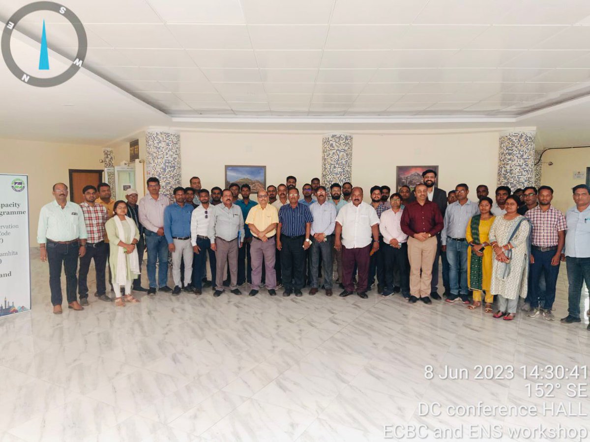 eAnkitPandey's tweet image. Under JH-RESET @Swaniti, our Associate, @AmiteshPandey26, supported the successful conclusion of two-days training session on Energy Conservation Building Code &amp;amp; Eco Niwas Samhita at Giridih.

Session was organised in collab. w/ @jredaoffice, @MinOfPower &amp;amp; @beeindiadigital!