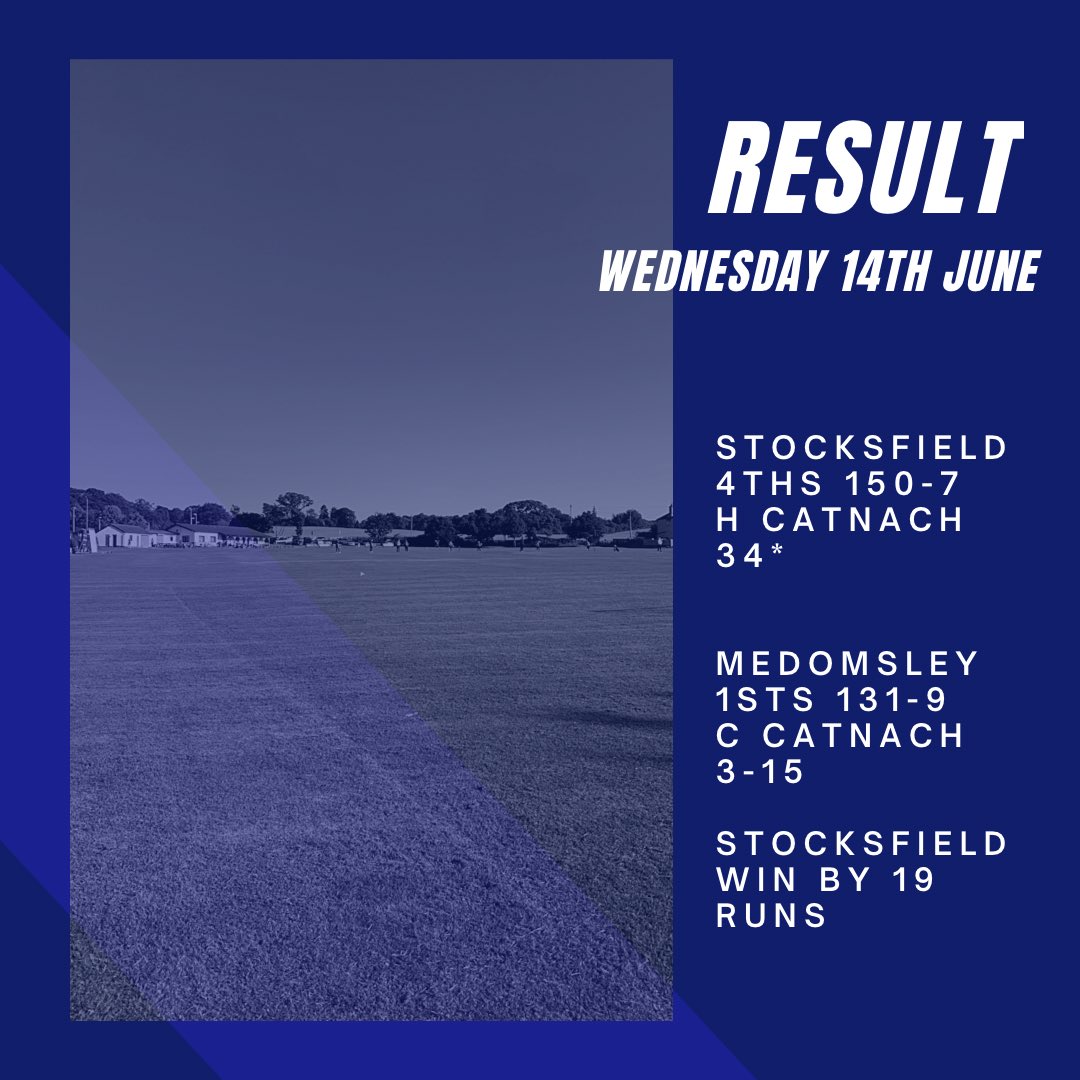 The 4s progressed in the WTL Division 2 knockout cup last night with victory over Medomsley ✅👏