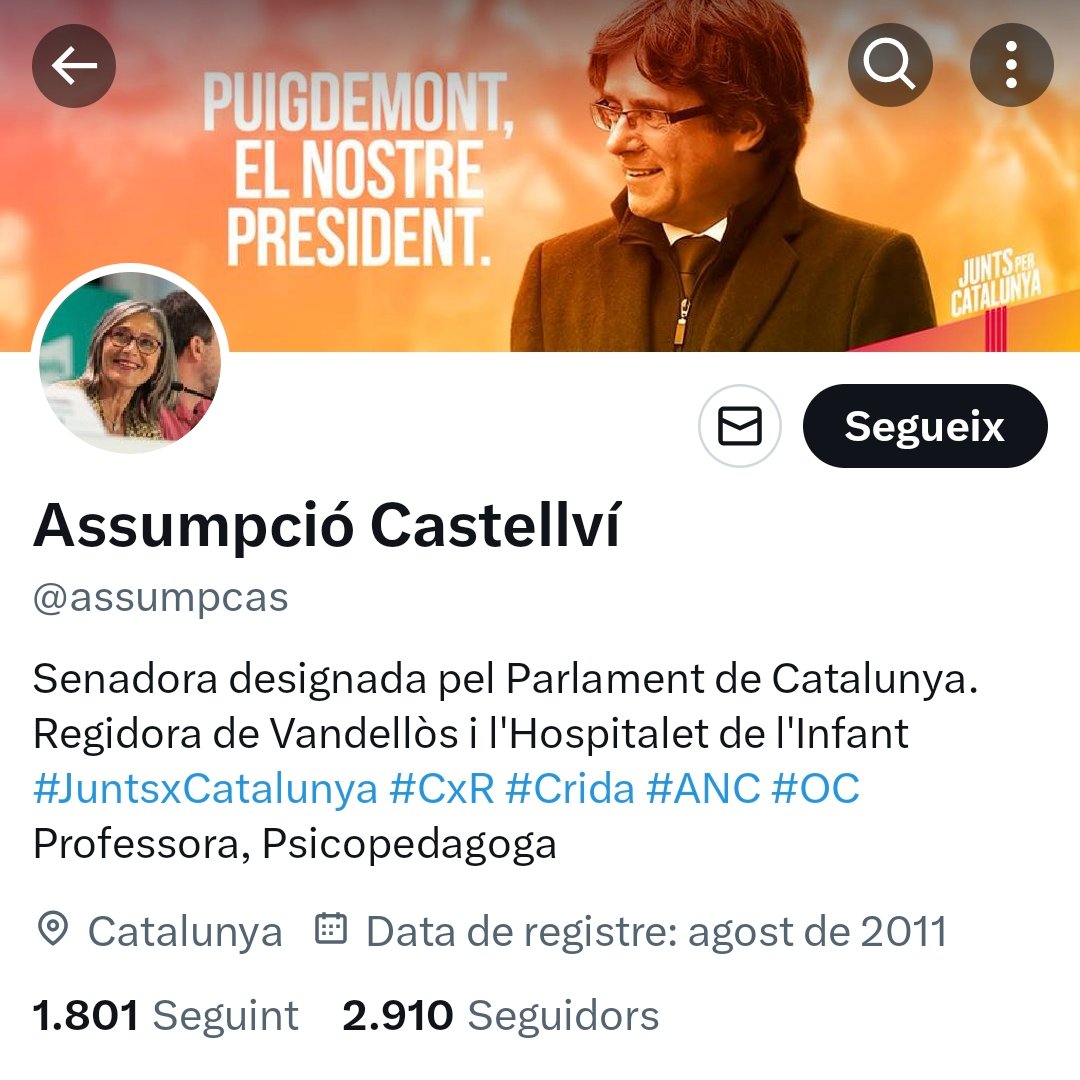 CADCI's tweet image. ESCANDOL &quot;Apostem pel PP🇪🇸✋🏻&quot; el Consell per la Republica (Waterloo🎗) ratifica com a representant Assumpció Castellvi que ha pactat amb l&apos;ultradreta per ser alcalde a Vandellos #NoSurrender #Embat #23JABSTENCIOMASSIVA #AbstencióMassiva23J