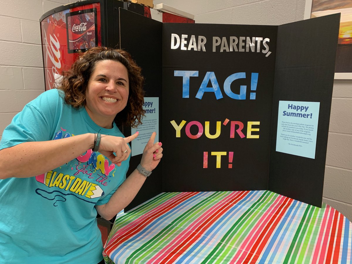 Thank you Fernbrook PTO for the cute sign and for an amazing school year! Happy Summer! <a href="/fernbrooknj/">Fernbrook Elementary</a> <a href="/mbernal_DrB/">Michelle Bernal</a> <a href="/KatherineTThorn/">Katherine Thorn</a>