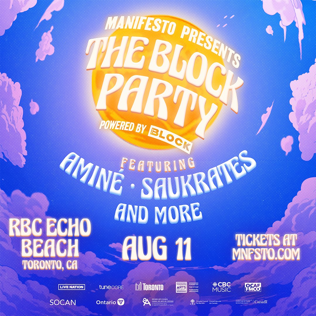 Toronto's Manifesto Festival announces lineup for The Block Party. Head to #CanadianBeats now to learn more! canadianbeats.ca/2023/06/15/man… @daltonhiggins5