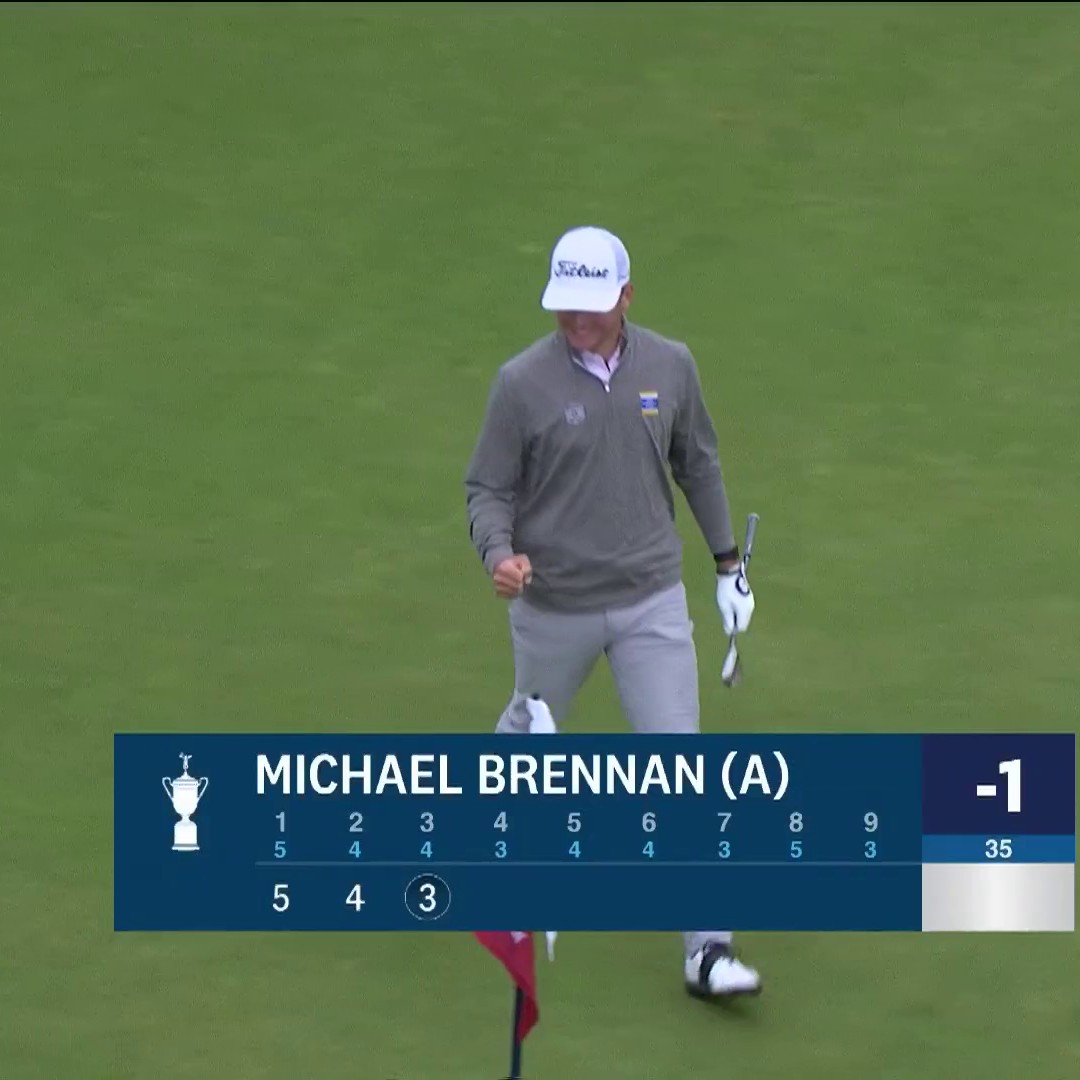 Golf Channel on Twitter "What a chipin by Michael Brennan! 🤯 📺