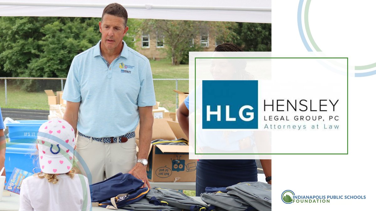 Thank you to <a href="/HensleyLegal/">Hensley Legal Group, PC</a> for helping <a href="/IPSSchools/">IPS</a> celebrate the start of the 2023-2024 school year. Because of their sponsorship, students attending #B2SFestival will get a backpack.

Contact us to learn about #sponsorship opportunities.

#CommunityPartnerships #StrongerTogether