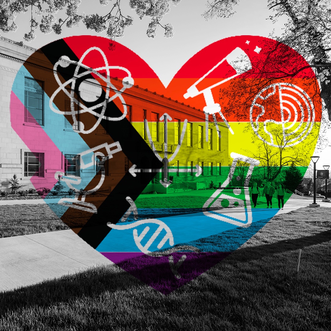 Happy #PrideMonth! The College of Science is committed to creating a community of belonging and supports our LGBTQ+ community, today and every day.  #Pride #UofUPride @UofUCMES