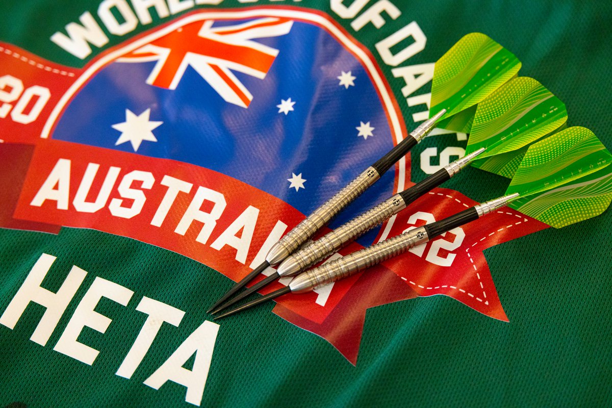 @DamonHeta180's weapons of choice for the World Cup of Darts🔥

#MadeInEngland #DefyLimits