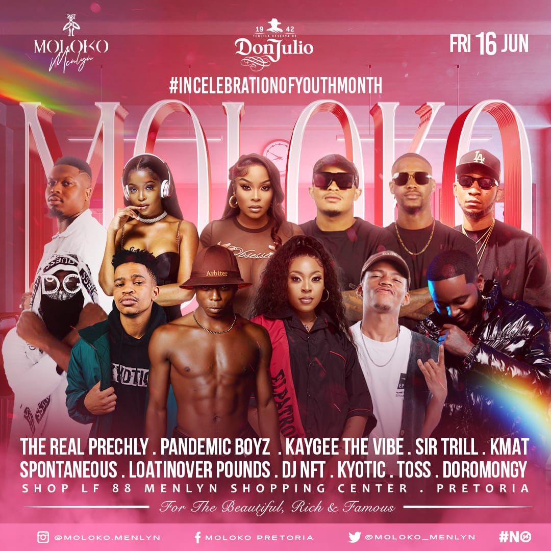 MegaG (@alwaysmega23) on Twitter photo Not forgetting #molokofridays <a href="/Moloko_Menlyn/">Moloko Menlyn</a> 🔥🔥🔥
@Thevibekaygee <a href="/myztro_sa/">Tshiamiso Sekowe</a> <a href="/SIR_TRILLSA/">GHOST</a> <a href="/Kmat_dj/">KMAT</a> <a href="/indabakabani/">#Ncebeleka 🦦</a> <a href="/PandemicBoyz_za/">Pandemic Boyz</a> Areyee! Not forgetting #molokofridays <a href="/Moloko_Menlyn/">Moloko Menlyn</a> 🔥🔥🔥
@Thevibekaygee <a href="/myztro_sa/">Tshiamiso Sekowe</a> <a href="/SIR_TRILLSA/">GHOST</a> <a href="/Kmat_dj/">KMAT</a> <a href="/indabakabani/">#Ncebeleka 🦦</a> <a href="/PandemicBoyz_za/">Pandemic Boyz</a> Areyee!