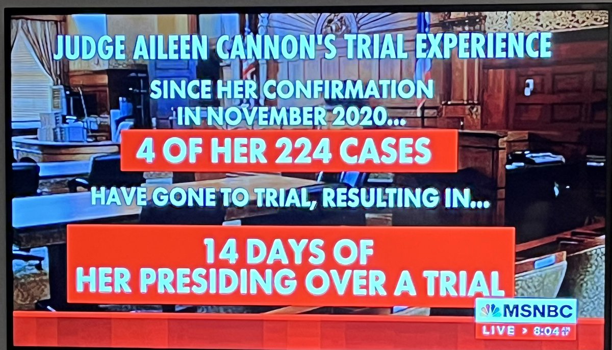 Does this look like a judge who is prepared to handle the most significant case in US history? 

Unqualified presidents appoint unqualified Judges & Justices. 

#ExperienceMatters
#AmericaDeservesBetter