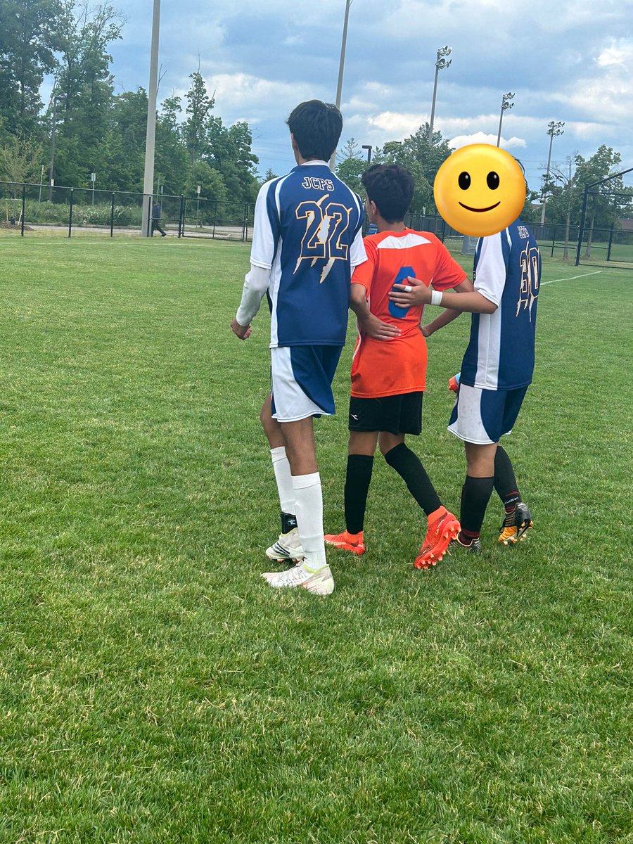 Our senior boys soccer players living our school motto. These players demonstrated kindness by going and lifting up a player on the other team after we won our game against them. <a href="/jcpshdsb/">Joshua Creek</a>