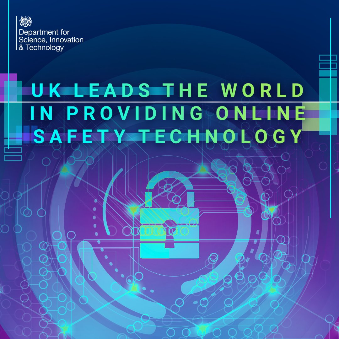 With a 25% market share for online safety tech, UK firms are thriving, generating a 20% boost in earnings and 3,300 full-time jobs 🔒

We're investing £350K of funding to scale safety tech start-ups that are tackling child sexual abuse material.

More: gov.uk/government/new…