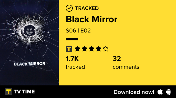 javier_feria's tweet photo. I've just watched episode S06 | E02 of Black Mirror! https://t.co/OnMg5wZoKd #tvtime https://t.co/5m2GEQtSbL