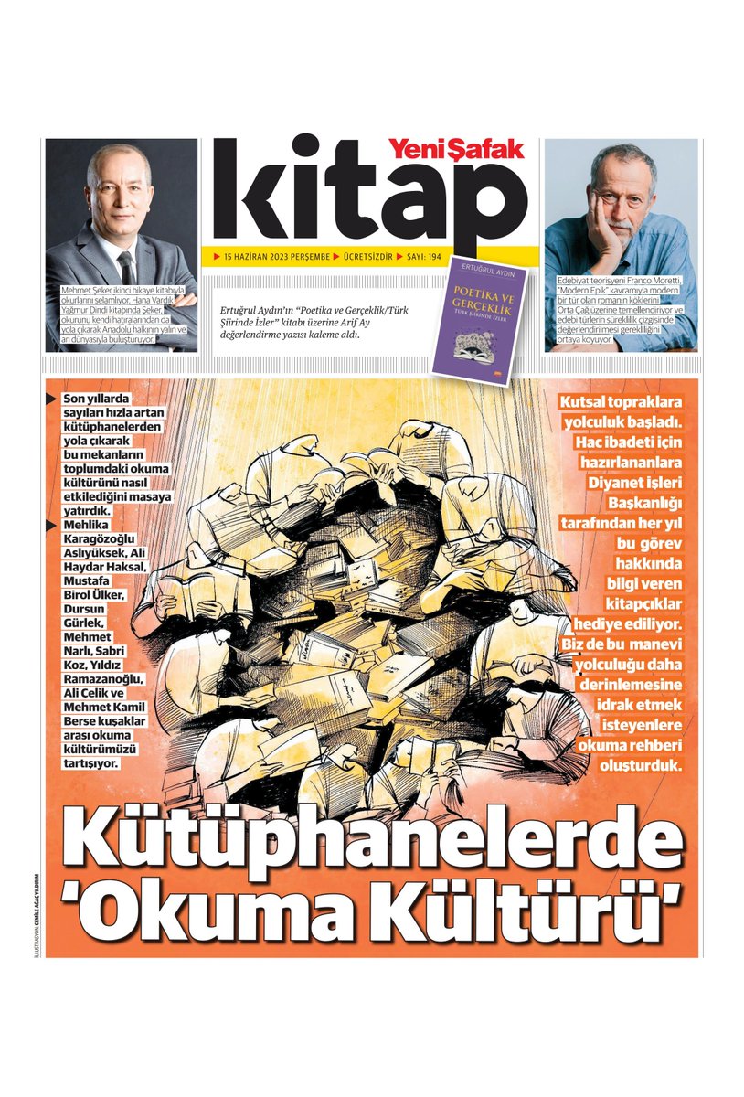 Yeni Şafak Kitap bugün bayilerde.😃

yenisafak.com/kitap