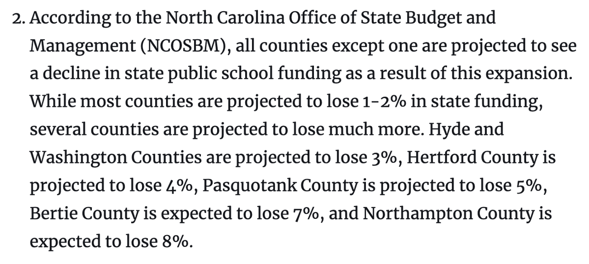 ForwardCarolina's tweet photo. The Chairman of North Carolina's State Board of Education - incidentally, a Republican appointed by @PatMcCroryNC - has sent a letter to all #ncpol lawmakers asking to halt the expansion of private school vouchers, citing grievous and irreversible harm:
https://t.co/nSYqhvj88o https://t.co/8J7SSa3NW8