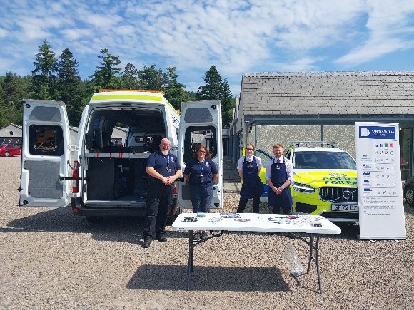 Thanks to The House of Bruar  for hosting, we had a good day of engagement with Police Scotland Tayside and driver engagement. #TeamWork #KnowYourLimits