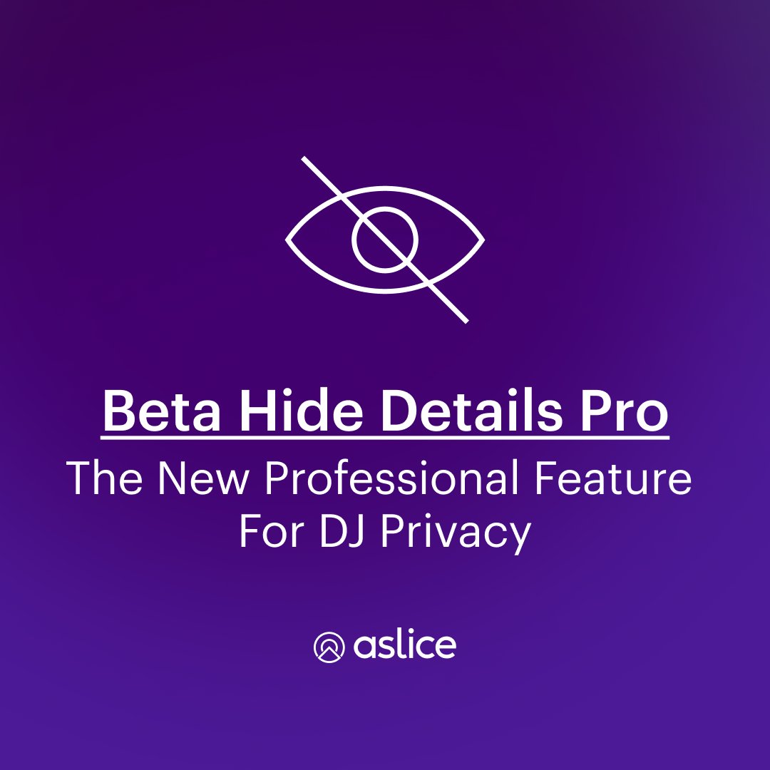Introducing The Beta Hide Details Pro Feature: The New Professional Feature For DJ Privacy.

Details in the thread: