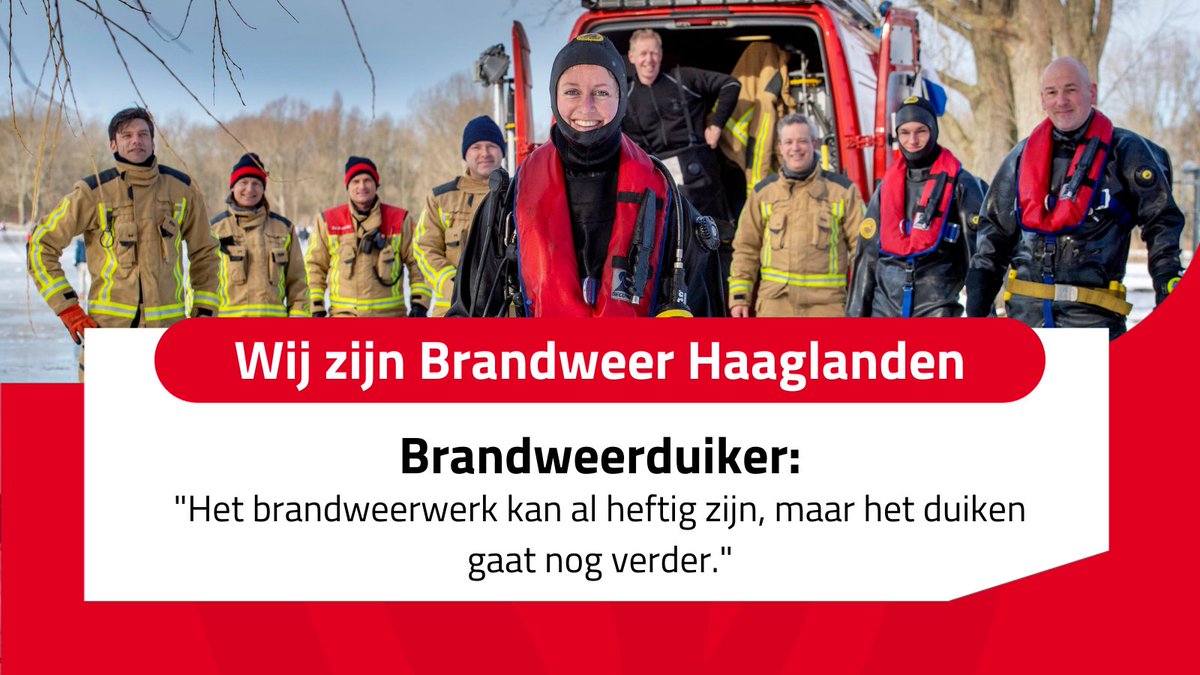 Angela Spaans voelt zich bij Brandweer Haaglanden als een vis in het water. Ook in letterlijke zin, want sinds 2017 werkt ze als brandweerduiker. Welke ambities heeft Angela nog meer? Lees het hier vrh.nl/vakvrouw-onder…