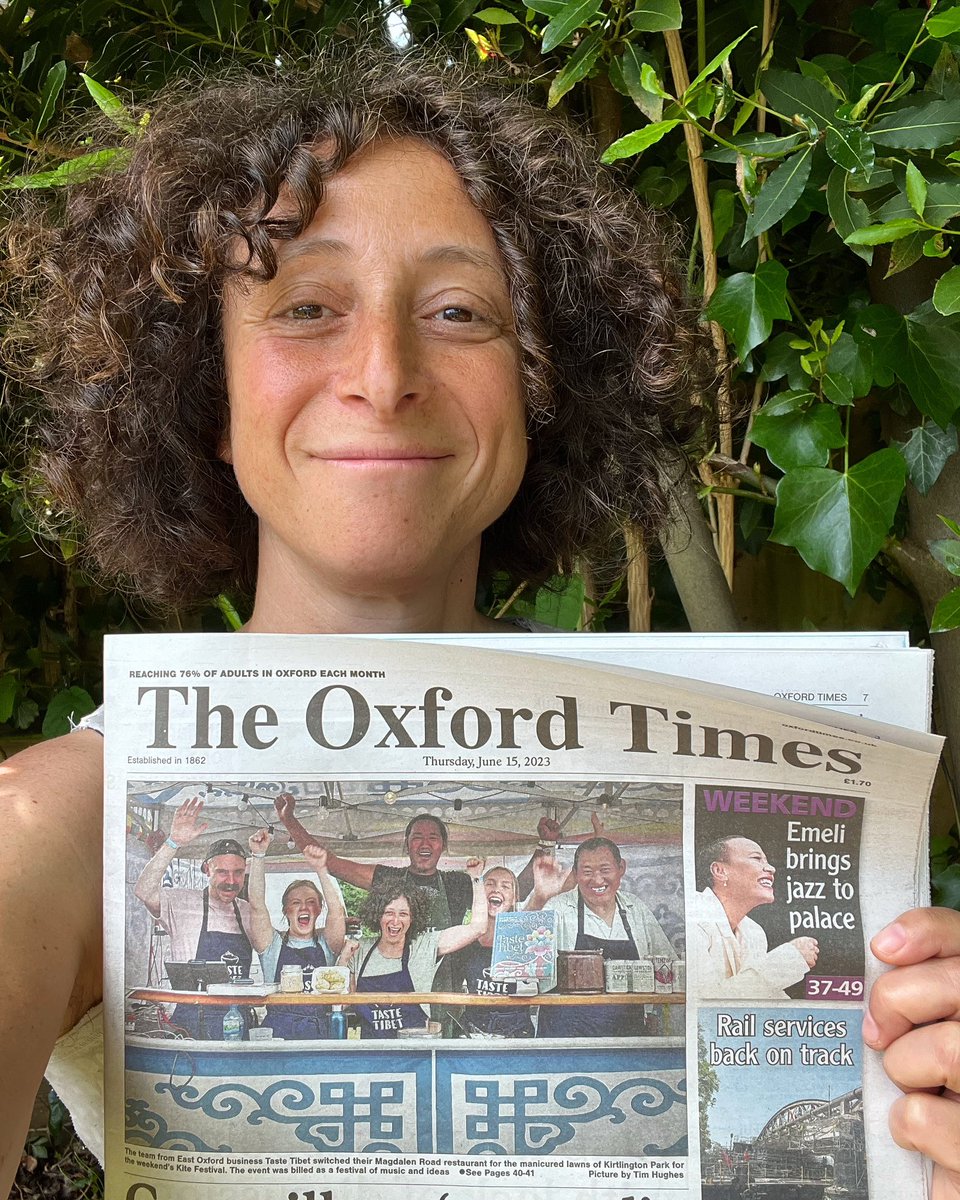 We’re cover stars! Huge thanks to @timhugheswrites from the @oxfordmail for celebrating our team + stall with this wonderful pic of us at @kitefstvl at the weekend. Go grab yourself a copy! Love our local paper, love our team, loved this festival. What a great start to the season