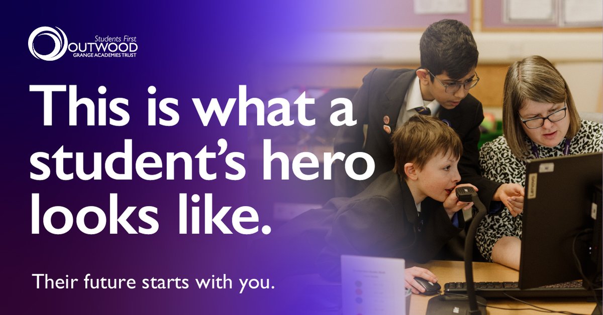 ✅ Generous pension scheme
✅ Competitive salary
✅ Great holidays
✅ Flexible, family-friendly policies 
✅ Well-being initiatives
✅ Personalised CPD 

We’re actively looking for new #teaching talent & support staff to join the #OutwoodFamily💜

🖱️outwood.com/jointhefamily