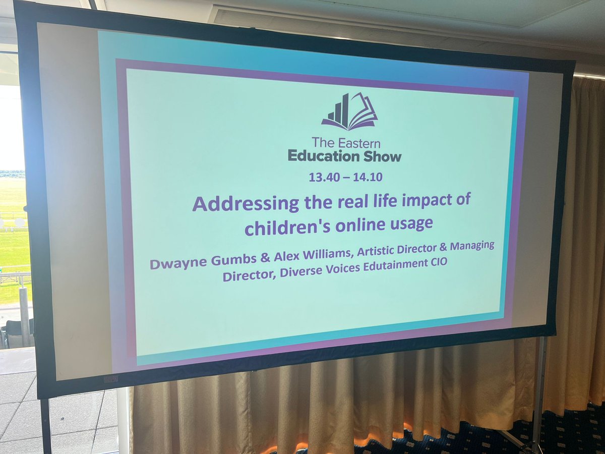 ✨STARTS IN 10 MINS✨
Join @diversevoices Founders Dwayne & Alex in the Keynote Theatre at 13:40 for:
- real life impact of online usage
- practical resources to use
- successful PSHE tools
Come join us!! 😃 
#PSHE #RSE
#EasternEdShow
@RegionalEdShows
#edutwitter #sltchat #SLT