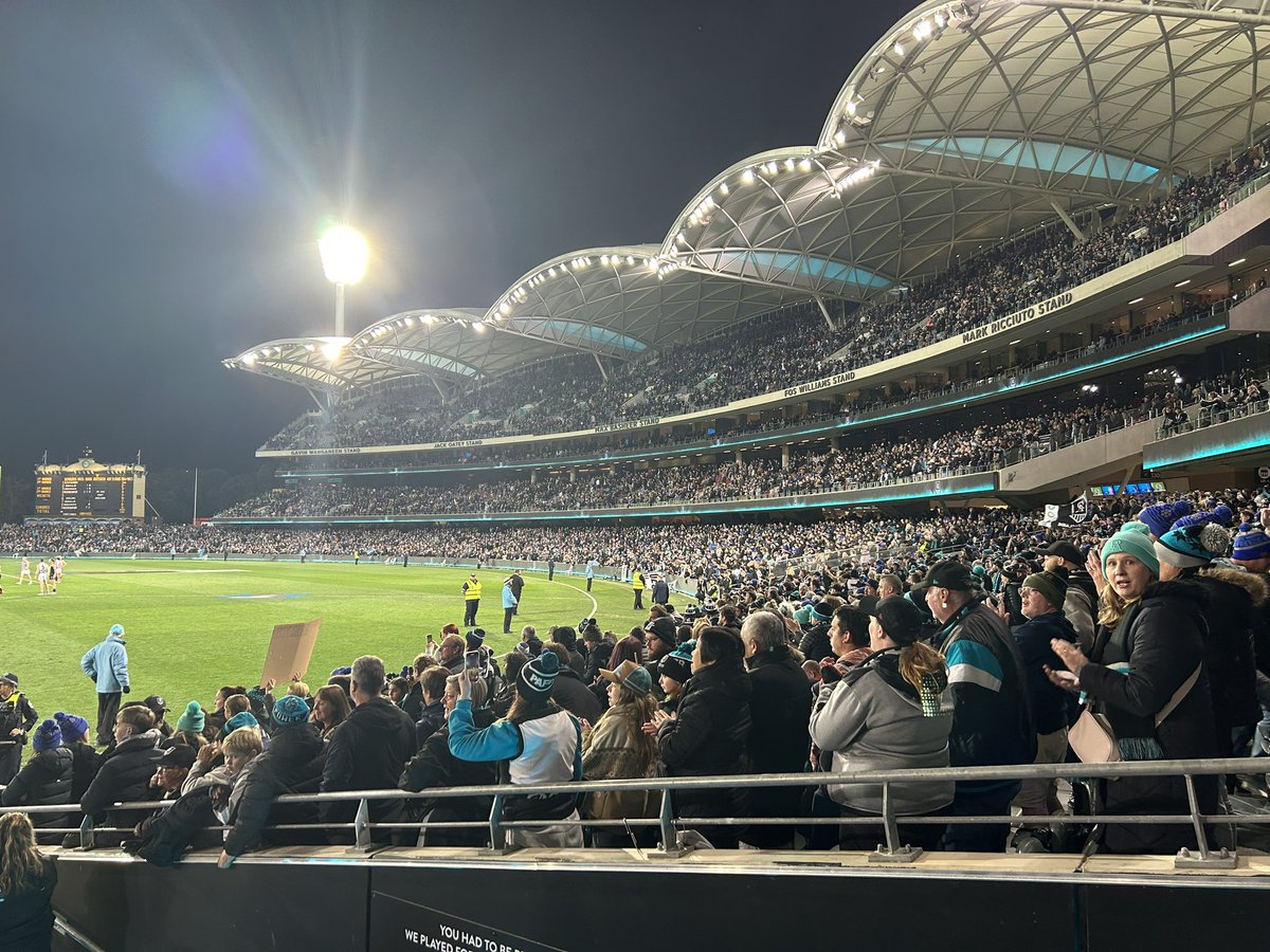 What a fucking performance. 😮‍💨🔥 #weareportadelaide #AFLPowerCats