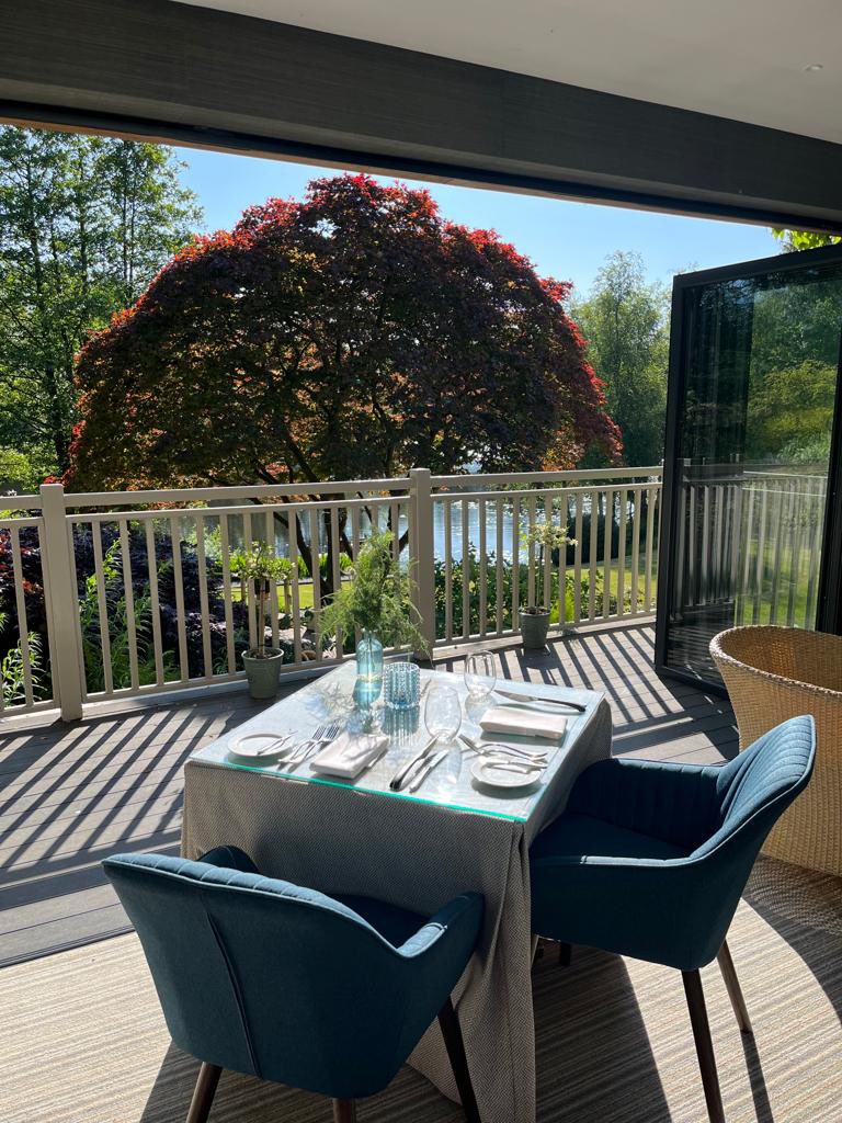 TeddWalmsley's tweet photo. Just a glimpse of our dinner last night @gilpinhotel - Knipe grill 
A few tables available each week to non residents - a wow from us https://t.co/7DfiKqsTsy