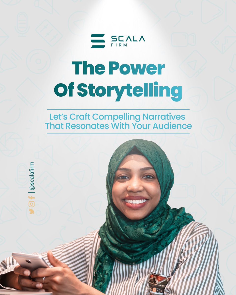 ScalaFirm's tweet photo. Storytelling is powerful! @ScalaFirm we believe in harnessing that power to make a difference. Whether you're a business owner or non-profit with a message to share, our expert storytellers are here to help you craft a compelling narrative that resonates with your audience. https://t.co/gJjF78xCwN