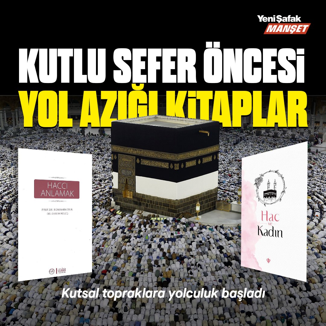 Kutsal topraklara yolculuk başladı. Ancak bu manevi yolculuk üzerine geçmişten bugüne çok daha fazla kitap var. İşte bu kutlu sefer öncesi yol azığı kitaplar... 

yenisafak.com/hayat/kutlu-se…