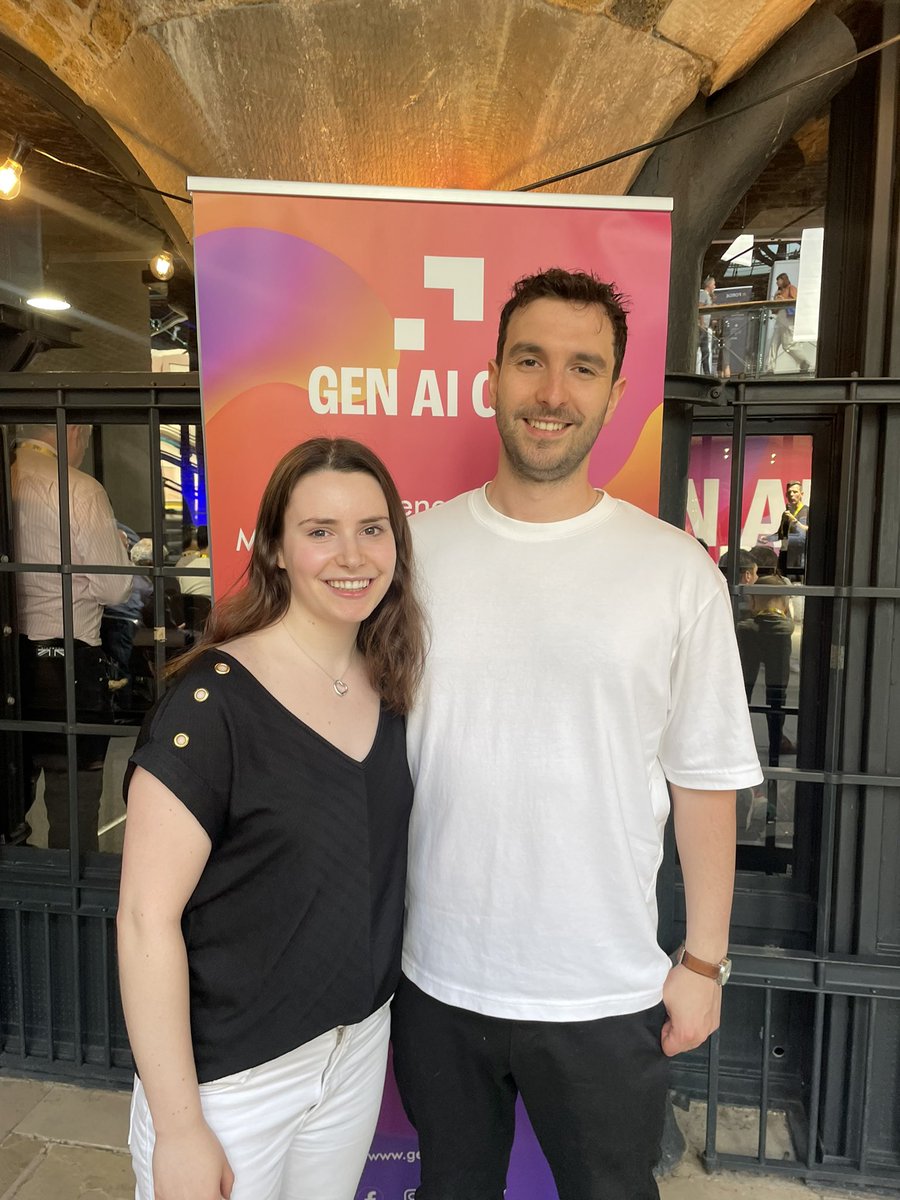 Cassidy Bereskin (@cassidybereskin) on Twitter photo Day 2 at the <a href="/generativeaicon/">The Generative AI Conference</a> & AI Summit London chatting #deepfakes and #syntheticmedia and catching up with <a href="/HenryAjder/">Henry Ajder</a>! Day 2 at the <a href="/generativeaicon/">The Generative AI Conference</a> & AI Summit London chatting #deepfakes and #syntheticmedia and catching up with <a href="/HenryAjder/">Henry Ajder</a>!