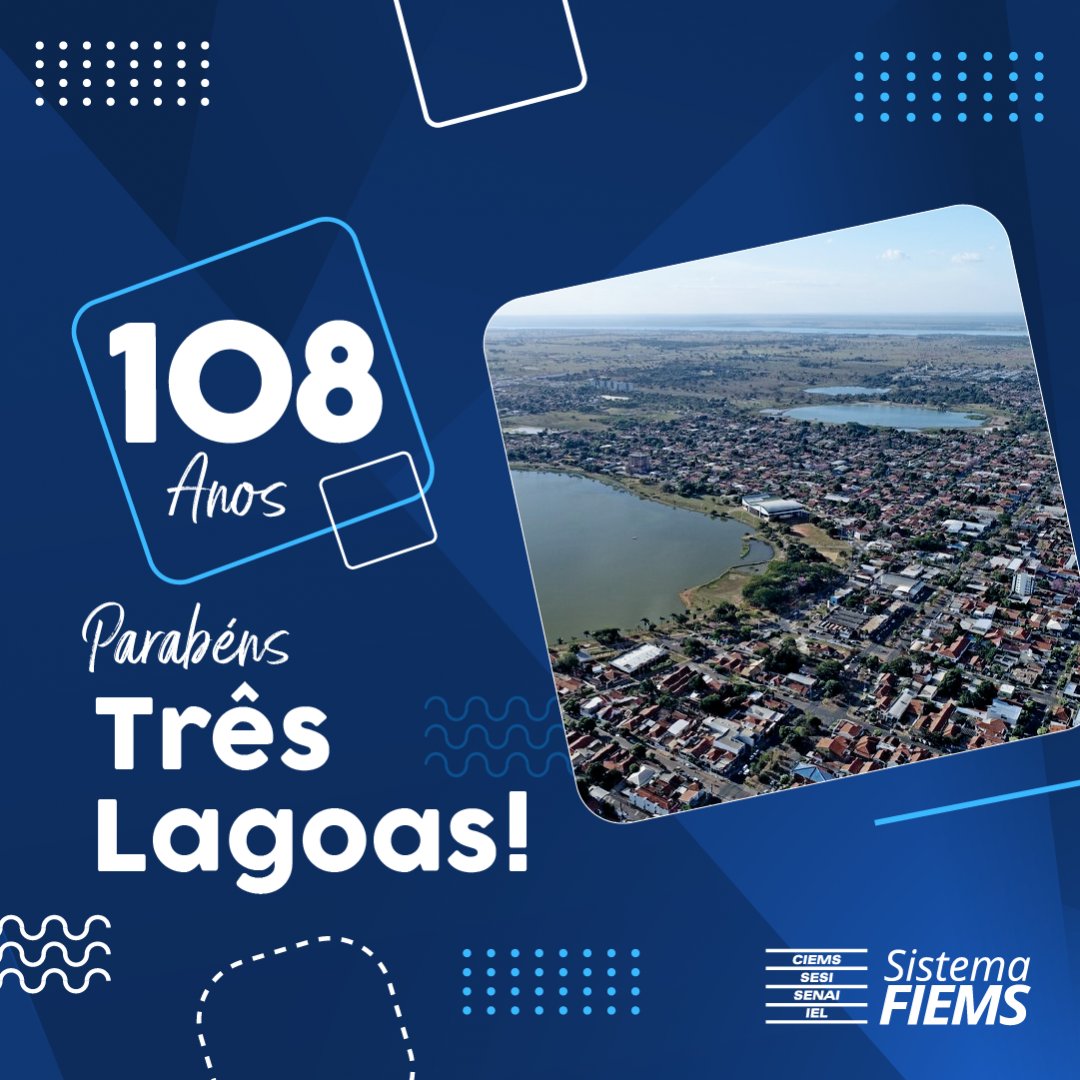 Sesi_ms's tweet photo. Parabéns à nossa Capital Mundial da Celulose! Temos muito orgulho em fazer parte da trajetória e crescimento de Três Lagoas.

#SesiMS #TrêsLagoas #MS https://t.co/4DHX01Efkd