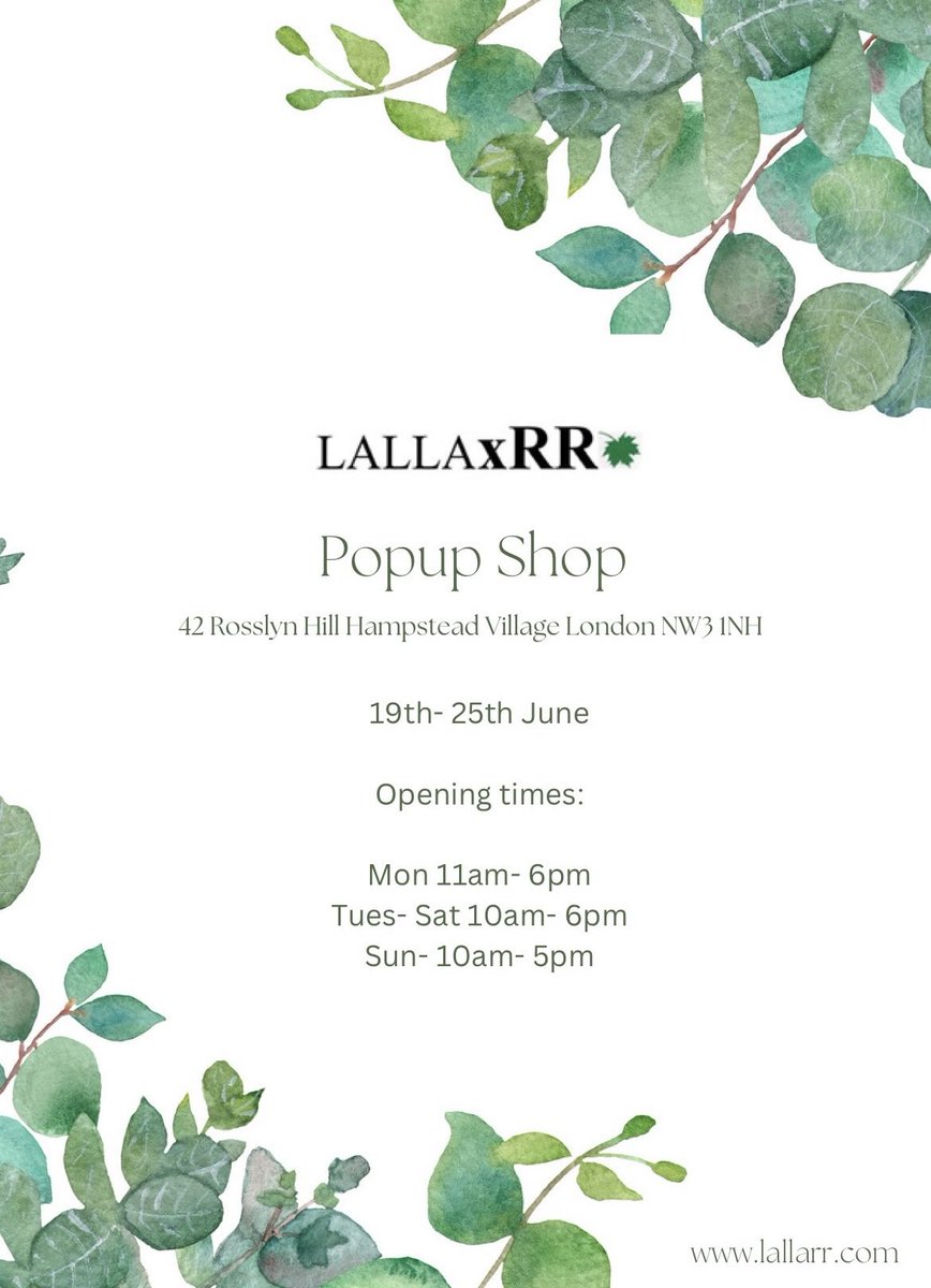 LALLAXRR's tweet image. #LALLAXRR #PopupShop 
#HouseofLALLAXRR 🏠🌿