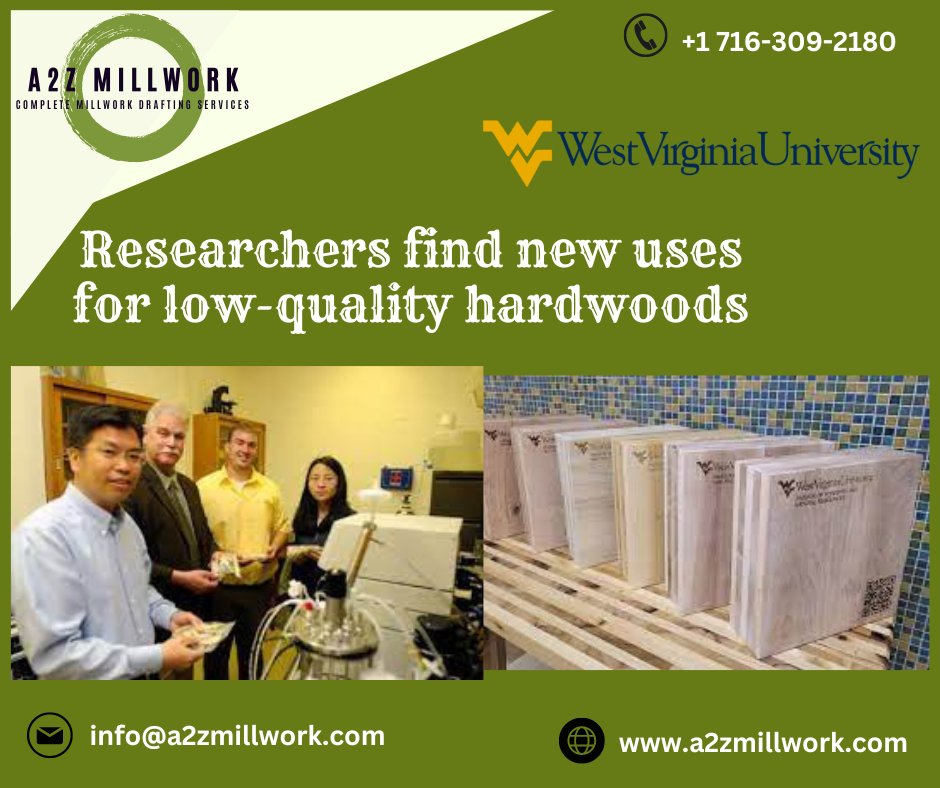 Researchers find new uses for low-quality hardwoods!

.

.

For detailed news, please visit:-

.

Link:- woodworkingnetwork.com/architectural-…

.

.

.

.

.

.

.

#woodworkingnetwork #resarchandmarket #millworkindustrynews #woodworknews #LasVegas #A2zmillwork #ontario #USA #Canada