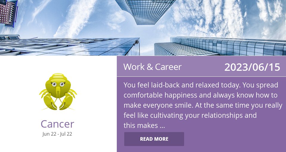 cancer_scope's tweet photo. Work & Career Horoscope for Jun 15, 2023 => Read the rest at: https://t.co/uyTYklGWGp How did we do? #Cancer #CancerCareer #CancerPower https://t.co/bfdbwxReGO