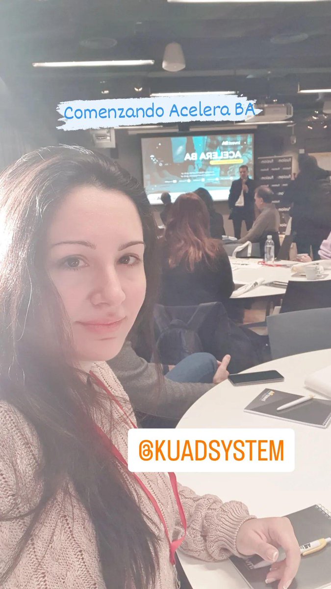 MaiaKord's tweet photo. Comenzando #AceleraBA en las oficinas de @googleargentina 😃 Una gran alegría haber quedado como finalistas @kuadsystem solo 27 startups elegidas https://t.co/j8lAMEnSCu