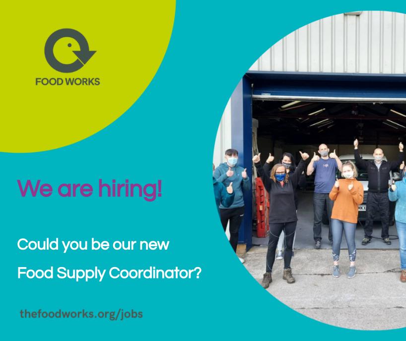 TheFoodWorksSHF's tweet photo. 🥬💚We are hiring! 💚🥬
Could you be our new Food Supply Coordinator? We're looking for a motivated and experienced organiser to work with us to build new business partnerships with producers, wholesalers, farms and distributors. https://t.co/Hi75oI4o93