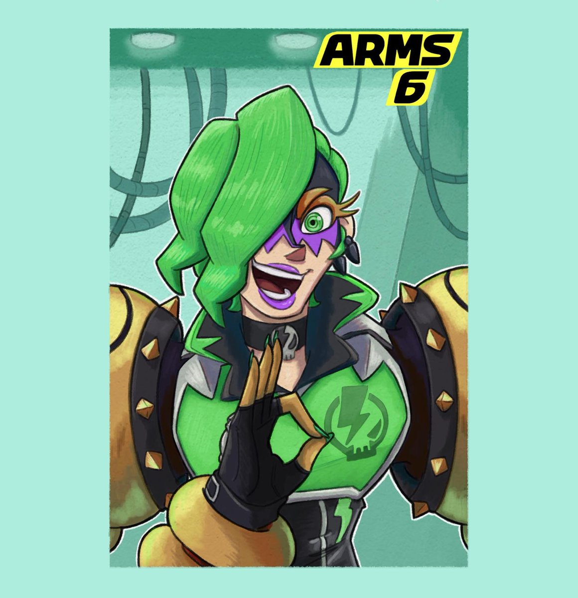 NMZuka's tweet photo. #ARMSiversary #DrCoyle #ARMSNice #NintendoARMS #ARM6 https://t.co/K7mfHE81Kt